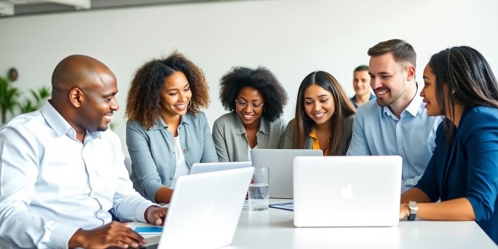 Pessoas colaborando em curso de energia na UDSP.