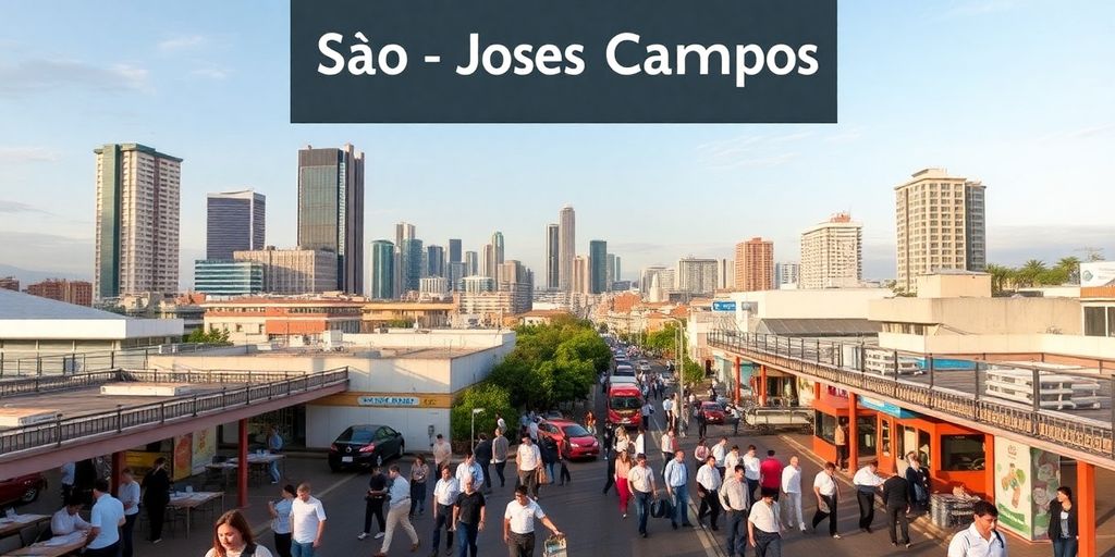Profissionais técnicos em São José dos Campos trabalhando.