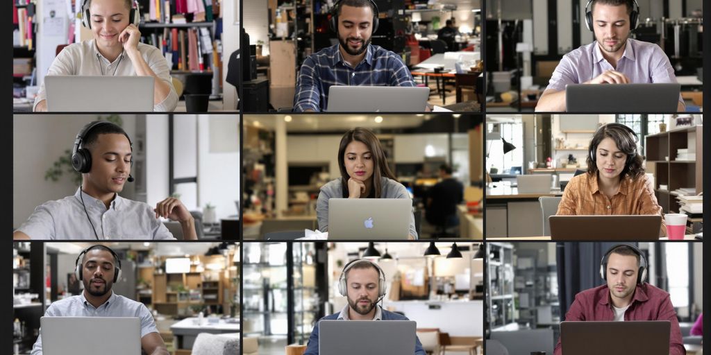 Cenas de aprendizado online com pessoas diversas em cursos.