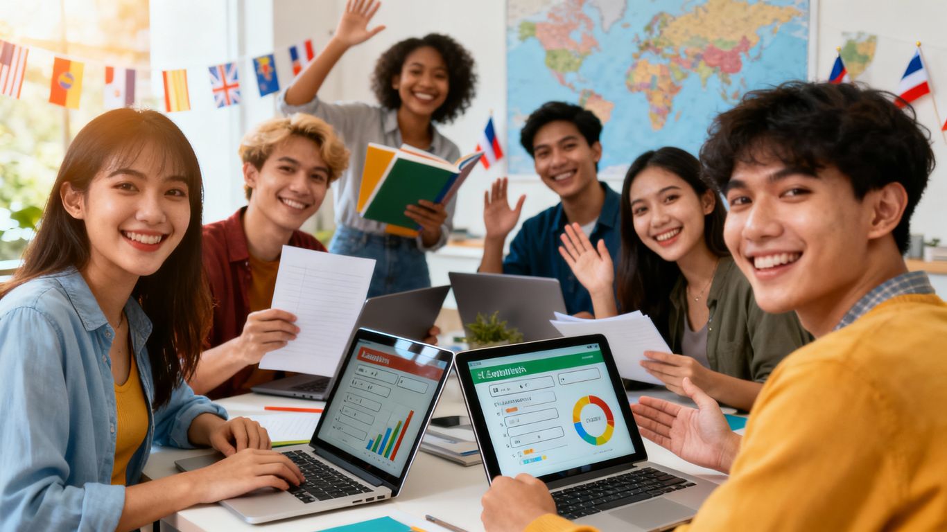 Curso de inglês online com certificado e fluência.